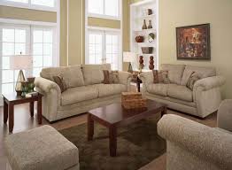 Sand Fabric Casual Living Room Sofa Loveseat Set W Rolled Arms Country Living Room Furniture Casual Chic Living Room Casual Living Rooms