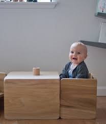 Montessori Cube Chair Set 1 Large 1 Small Cube Chair Small Chair For Bedroom Toddler Chair