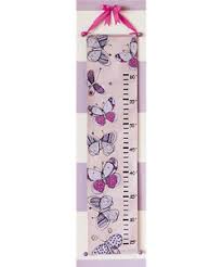 Details About Evergreen Enterprises Inc Butterflies Canvas Growth Chart Blossoms Buds