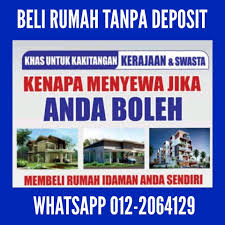 Yuran guaman & duti setem. Beli Rumah Tanpa Deposit