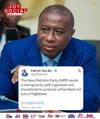 Okaikwei Central MP, Patrick Boamah, drops cryptic message as many declare  intention to run as NPP flagbearer #JoyNews