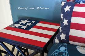 Our desk décor category offers a great selection of desk flags and more. Diy Flag Table Redo Meatloaf And Melodrama