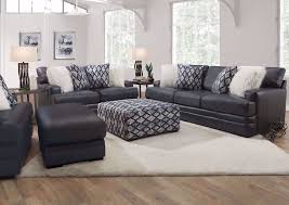 Sofas and couches by ashley homestore. Sedona Leather Sofa Set Navy Blue Home Furniture Plus Bedding