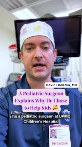 Devin Halleran, MD, a pediatric surgeon at UPMC Children's Hospital, shares  what makes his job the most rewarding. 💜