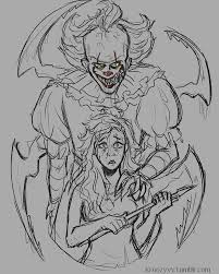 It The Losers Club Le Ship Beverly X Pennywise Nel 2020 Arte Horror Schizzi E Idee Per Disegnare