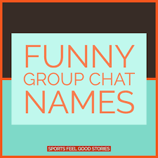 We have a close knit group that collectively share fantasy advice. Funny Group Chat Names To Make You Laugh Like Your Friends Do