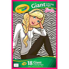 There is a huge large increase in color publications especially for people within the last few 6 or 7 years. Crayola Giant Coloring Pages Barbie 18 Count Walmart Com Walmart Com