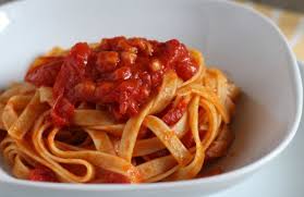 Tagliatelles Aux Tomates Cerises Et Lardons Ww Plat Et Recette Tagliatelles Plat Recette Tomate Cerise