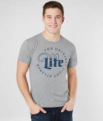 Fifth Sun Miller Lite Pilsner T Shirt Men S T Shirts In Oxford Buckle