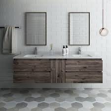 Bathroom backsplash beauties bathroom ideas & designs hgtv. Fresca Formosa 72 Wall Mounted Double Bathroom Vanity Set With Mirror Modern Bathroom Cabinets Bathroom Design Double Vanity Bathroom