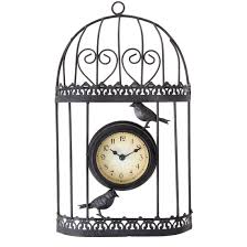 Enjoy lovely garden clocks as well as outdoor clocks and thermometers to display along exterior walls. Lily S Home Rustic Victorian Sparrow And Hearts Birdcage Outdoor Hanging Garden Wall Clock Black Wrought Iron Buy Online In Belize At Belize Desertcart Com Productid 148551805