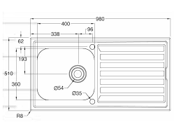 21 images standard double sink size