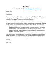 Is it finally time for cover letters to die? Cover Letter Docx Minh Trinh Toronto On 647 509 4699 Bminhh4699 Gmail Com Linkedin Dear Tolindo Hope Your Day Is Going Well So Far I U2019m Greatly Course Hero
