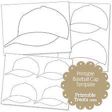 Printable Baseball Cap Template Templates Printable Free Baseball Cap Crafts For Boys