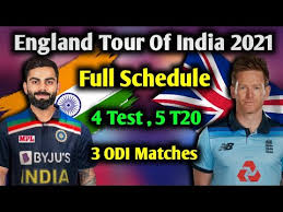 The india cricket team are scheduled to tour england in august and september 2021 to play five test matches. India Vs England 2021 Schedule England Tour Of India 2021 Ind Vs Eng 2021 Schedule Youtube