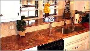 Colorful Bright Red Granite Countertops Galley Kitchen Design White Granite Countertops