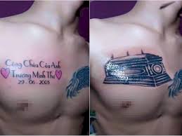 We have 28 images about tato di dada tulisan nama including images, pictures, photos, wallpapers, and more. Heboh Gadis Dayak Dibunuh Pemuda Madura Netizen Salfok Pada Tato Di Dada Medelin Sumual Indozone Id