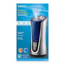 In the bottom of the humidifier is a little disk that vibrates to turn water to vapor. Homedics Warm And Cool Mist Ultrasonic Tower Humidifier Bed Bath Beyond
