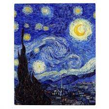 starry night inspired van gogh classic products plaque zazzle com starry night van gogh starry night painting gogh the starry night