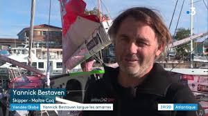 This is yannick bestaven by symaps atlantique on vimeo, the home for high quality videos and the people who love them. La Rochelle Depart De Yannick Bestaven Pour Le Vendee Globe Aux Sables D Olonnes Pause Fun
