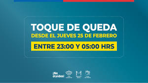 El ejecutivo dio horarios diferenciados de toque de queda. Ministerio De Salud On Twitter Cambio En El Horario Del Toque De Queda A Partir Del Dia Jueves 25 De Febrero El Toque De Queda Cambia De Horario Y Regira Desde Las