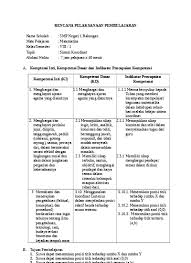 Ada banyak moda daring yang bisa diterapkan pada masa akb (adaptasi kebiasaan baru) oleh guru kepada peserta didiknya, diantaranya : Rpp Matematika Kelas 8 Kurikulum 2013 Revisi 2016 Smp Mts Rpp Mat Viii 6