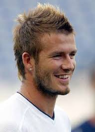 Young Beckham David Beckham Hairstyle Mohawk Hairstyles Men Beckham Haircut