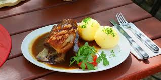 Oven Fresh Schaufele Franconian Schaufele Pork Shoulder Is A Typical Sunday Meal In The Region The Dish Is Pre Typical German Food Sunday Recipes Food