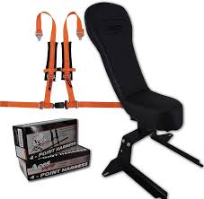 Amazon.com: Bump Seat with Orange Harness for Polaris RZR 2014+RZR 1000 or  Turbo Models : Automotive