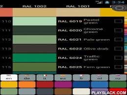 Ral Colors Simple Catalog Android App Playslack Com Ral