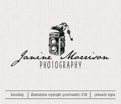 Bird On Camera Photography Logo Eps And Png File Watermark Premade Custom Logo Vintage Bird Holding Key Logo For Photographers Photography Logos Photography Name Logo Camera Logo