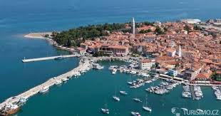 Panoramaticky Pohled Na Istrijske Mesto Izola