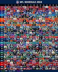 Haz que eurosport sea tu fuente de referencia para las últimas fútbol americano noticias. Tercer Cuarto Calendario Completo Nfl 2019 Facebook