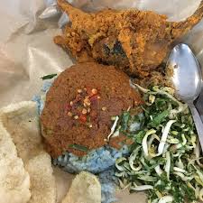 4 cawan beras bahan sambal kelapa: Nasi Kerabu Cikgu Ct Skudai Johor