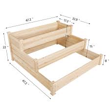 raised garden bed outdoor planter box kit wooden for vegetable flower herb camas de jardin macetas de jardin de madera muebles rusticos de jardin