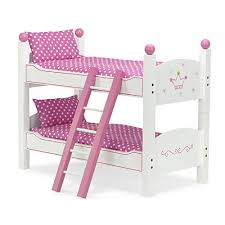 Kids, as well as adults, will be happy to snuggle up in these handmade creations. 18 Inch Doll Bunk Bed For American Girl Dolls 2 Single Doll Beds Stackable Doll