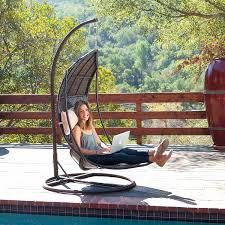 4.7 out of 5 stars 567. Review Outdoor Hanging Lounger Swing Chair With Stand