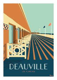Marcel Deauville Les Planches Www Marcel Travelposters Com Affiche Vintage Affiches De Voyage Retro Affiches De Voyage