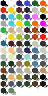 Tamiya_acrylic_chart Paint Charts Acrylic Colors Air
