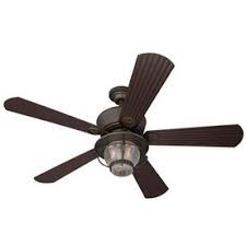 Shop Harbor Breeze Merrimack 52 In Antique Bronze Outdoor Downrod Or Flush Mount Ceiling Fan With Light Kit Ceiling Fan With Light Rustic Ceiling Fan Fan Light