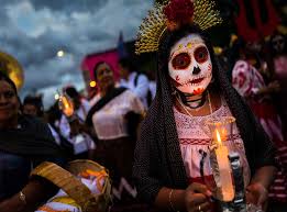 This hand painted ceramic piece features detailed bones and dotted embellishments. Mexico Asks Cemeteries To Close For Day Of The Dead Due To Covid 19 Fears The Independent