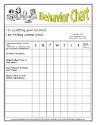 Printable Behavior Charts Behaviour Chart Behavior