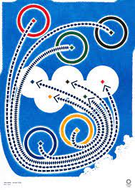 We print the highest quality tokyo olympics 2021 posters and art prints on the internet Tokyo2020 On Twitter This Is Olympic Cloud By Taku Satoh A Poster Designed To Evoke A Sense Of Movement And To Show How Through The Olympics Athletes From All Over The