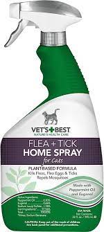 Vet S Best Cat Flea Tick Home Spray 32 Oz Bottle Sandy S Pet Food Center