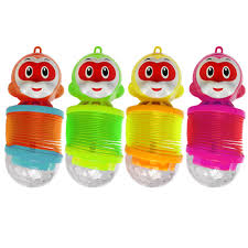 Kid S Toys Flashlight Projection Spring Expansion Light Toy Funny Bright Animal Toys For Children Baby Aliexpress
