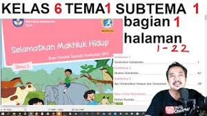 Kunci jawaban lks tema 1 kelas 6 selamatkan makhluk hidup. Tema1 Kelas 6 Subtema 1 Halaman 1 22 Selamatkan Mahluk Hidup Bag 1 Rev 2018 Youtube