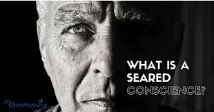 Image result for some minds have been seered with an iron in the bible