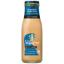 A creamy blend of coffee and milk, mixed with divine vanilla flavor made with the finest arabica coffee beans great for taking on the go 9.5 oz glass bottles (4 pack)discover our vanilla frappuccino coffee drink, a creamy blend of coffee and milk, mixed with divine vanilla flavor. Starbucks Frappuccino Caramelized Vanilla Honey Chilled Coffee Drink 13 7 Oz Bottle Walmart Com Walmart Com