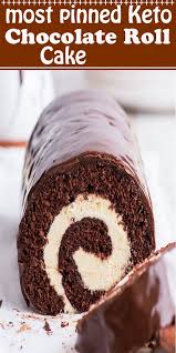 Keto Chocolate Roll Cake Chocolate Roll Cake Dessert Recipes Dessert Recipes Easy