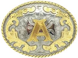 Maybe you would like to learn more about one of these? Amazon Com Western Belt Buckle Initial Letters Abcdefg To Y Cowboy Rodeo Gold Large Belt Buckle For Men And Women A Clothing